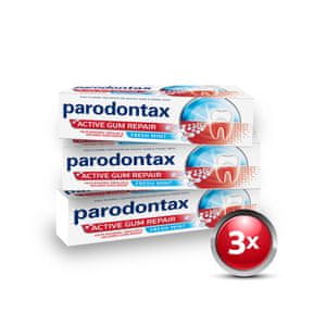  Parodontax Active Gum Repair zobna pasta, 3x75 ml