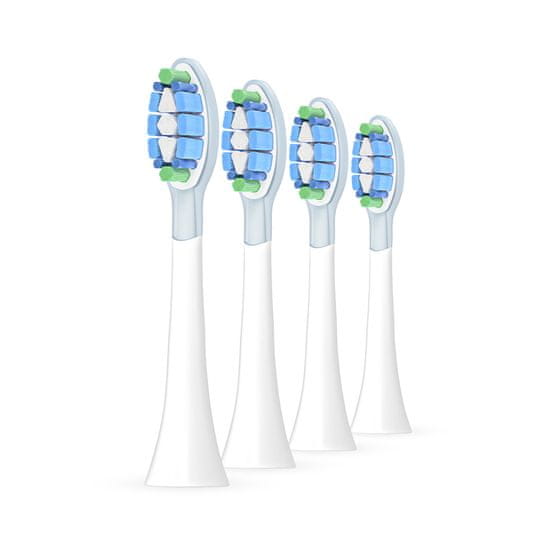 Ultrasonic Nastavki za Philips Sonicare C3 Premium Plaque Defense, 4 kosi, beli