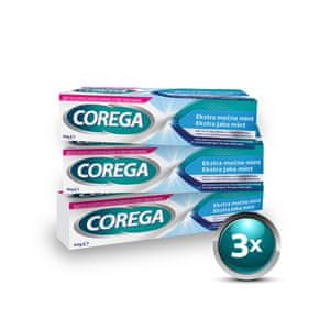  Corega Extra Strong pričvrstitvena krema, 3x40 g