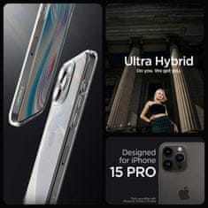 Spigen Ovitek Spigen Ultra Hybrid za iPhone 15 Pro Max - Crystal Clear