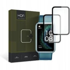 Hofi Hybrid 2x zaščitno steklo za Huawei Watch Fit SE, črna