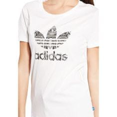 Adidas Majice obutev za trening bela XXS Trefoil