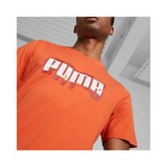 Puma Majice oranžna L Graphics Wording Tee