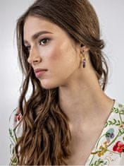 Emily Westwood Očarljivi 2v1 pozlačeni obročasti uhani Norah EWE23053G