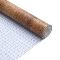 Vidaxl Nalepke za pohištvo samolepilne videz lesa 90x500 cm PVC