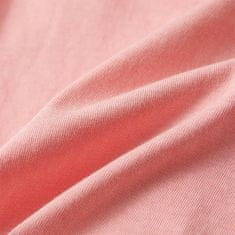 Vidaxl Otroška majica s kratkimi rokavi srednje roza 104