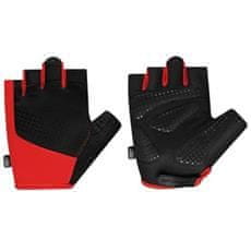 Spokey AVARE Moške kolesarske rokavice, črno-rdeče, velikost 4,5 mm, brez L