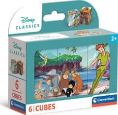 Clementoni Slikovne kocke Disney classic, 6 kock