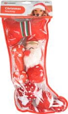 Flamingo Božična nogavica z igračami za pse - komplet