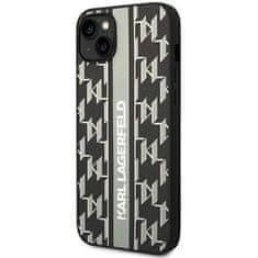 Karl Lagerfeld Ovitek Karl Lagerfeld za Apple iPhone 14 - Grey Monogram Stripe