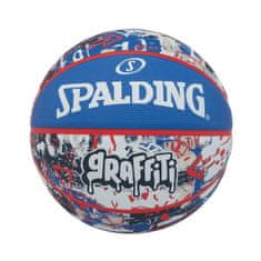 Spalding Žoge košarkaška obutev modra 7 Graffitti