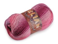 Pletena preja Soft Wool 100 g - (85836) roza
