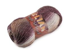 Pletena preja Soft Wool 100 g - (85792) temno vijolična