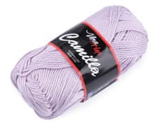Pletena preja Camilla 50 g - (8076) vijolična najlažja