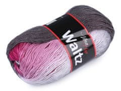 Pletena preja Waltz 100 g - (5701) sivo roza