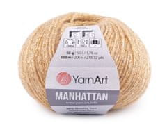 Manhattan Pletena preja 50 g - (911) kremno zlata