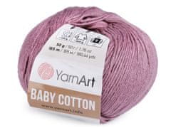 Pletena preja Baby Cotton 50 g - (419) stara vijolična