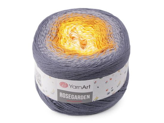 Pletena preja Rosegarden 250 g - (326) sivo rumena