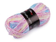 Preja za pletenje Elen baby batik 100 g - (5118) vijolična svetlo modra