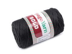 Preja za pletenje špagetov Bold 250 g - (115) črna