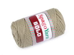 Preja za pletenje špagetov Bold 250 g - (133) bež-zelena