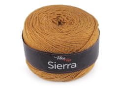 Pletena preja Sierra 150 g - (6489) gorčična temna