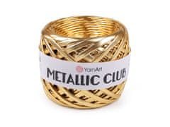 Pletena preja Metallic Club 180 g - (8105) zlata svetleča
