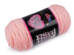 Pletena preja Super Soft Yarn 200 g - (80832) rožnata št.