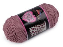 Preja za pletenje Super mehka preja 200 g - (80816) stara vijolična temna