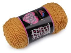 Preja za pletenje Super mehka preja 200 g - (80825) gorčična