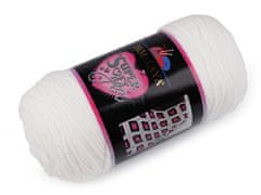Preja za pletenje Super mehka preja 200 g - (80801) bela