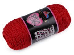 Preja za pletenje Super mehka preja 200 g - (80804) rdeča