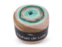 Pletena preja Mohair de Luxe 150 g - (7406) temno žajbljevo zelena
