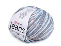 Pletena preja Jeans Soft Color 50 g - (6210) siva