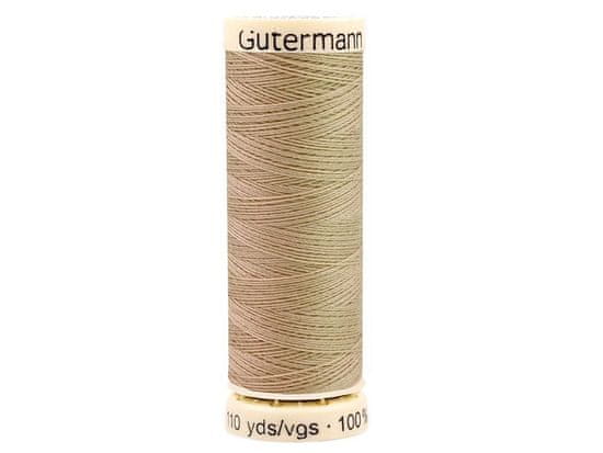 Gutermann Poliestrska preja 100 m Gütermann univerzalna - Kostno bela