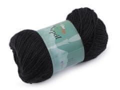Pletena preja Nepal 100 g - (6001) črna