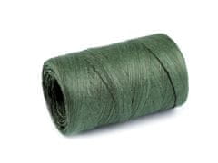 Rafija iz ličija za pletenje vrečk širine 5-8 mm - zelena