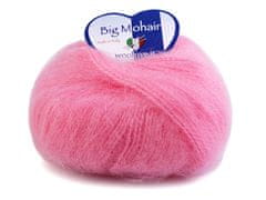 Pletena preja Big Mohair 25 g - (14) roza