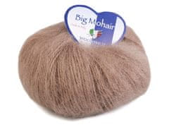 Pletena preja Big Mohair 25 g - (7368) naravno rjava