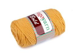 Preja za pletenje špagetov Bold 250 g - (125) gorčica