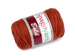 Preja za pletenje špagetov Bold 250 g - (149) rjasto obarvana preja.