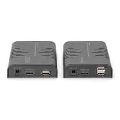 Digitus DS-55529 HDMI KVM IP Extender Kit, Full HD, 60 Hz, 120 m, črna