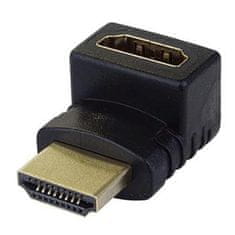 HDMI M/F adapter 90° z desnim kotom - obrnjen