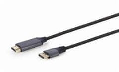 Gembird Kabel DisplayPort (M) do HDMI (AM), 4K, serija Premium, 1,8 m, črn