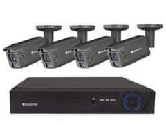 Securia Pro NVR4CHV4S-B Komplet kamer IP, 4Mpx, 4 kamere, PoE NVR, črna