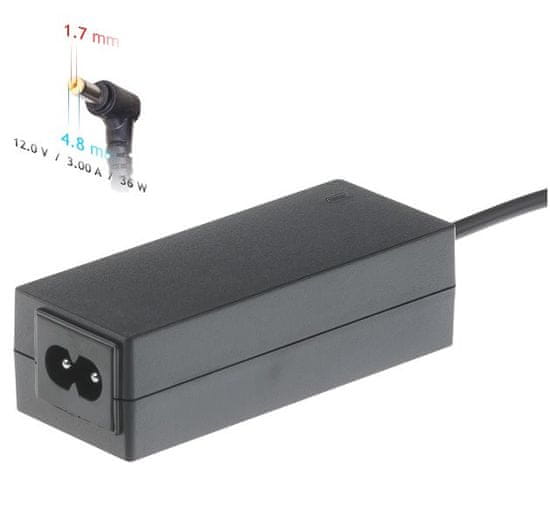 Akyga Polnilec za prenosne računalnike 12V/3,0A 36W 4,8 x 1,7 mm za Asus