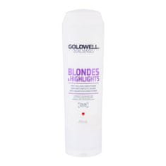 GOLDWELL Dualsenses Blondes & Highlights 200 ml balzam za svetle lase in lase s prameni za ženske