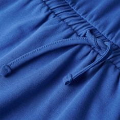 Vidaxl Otroška obleka z vrvico kobaltno modra 128
