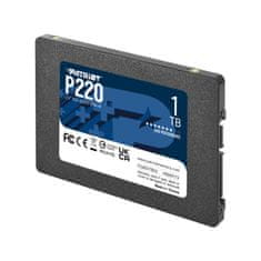 Patriot P220 SSD disk, 1TB, SATA 3, 2.5 (P220S1TB25)