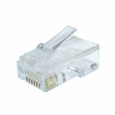 RJ45 konektor CAT.6 UTP trdi kabel pak/100 LC-8P8C-002/100